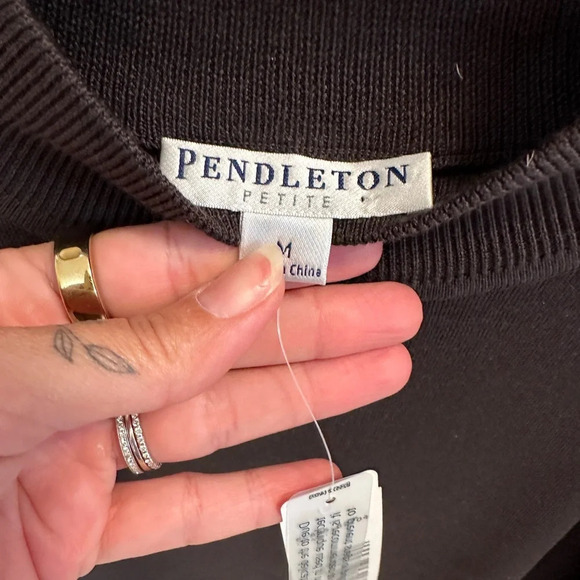 Pendleton silk blend mock neck sweater - Picture 6 of 6